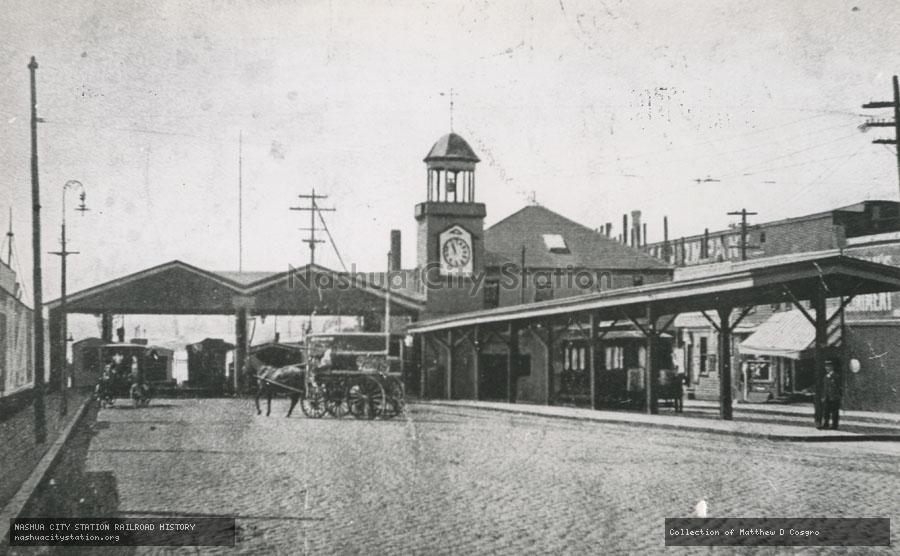 Postcard: Boston, Revere Beach & Lynn Railroad Station, East Boston, Massachusetts